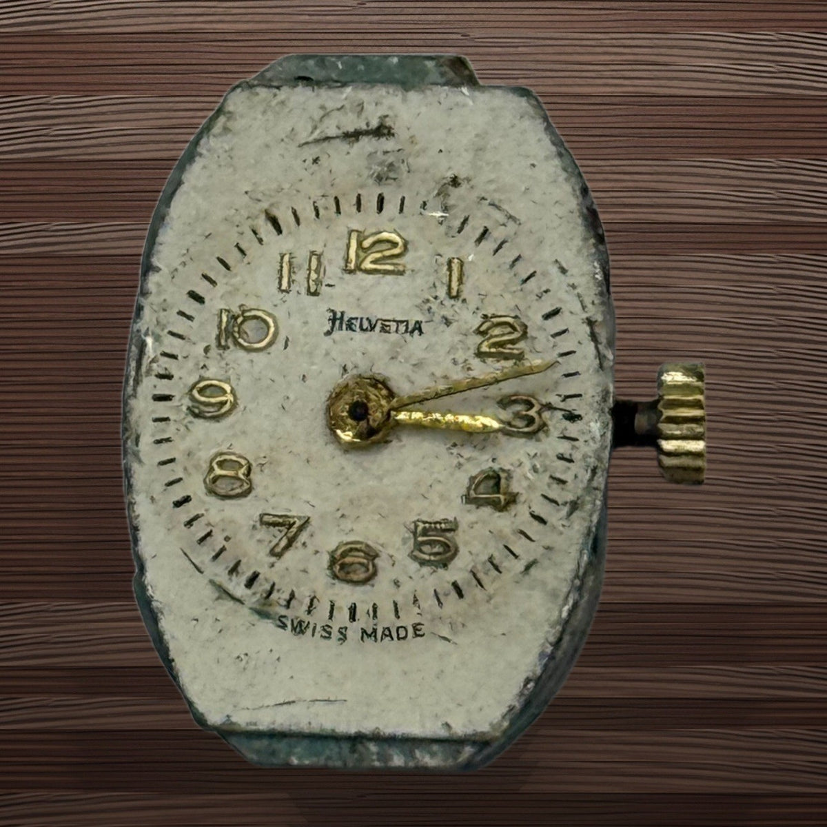 Helvetia 105B Watch Movement - For Parts / Repair - 12.8mm