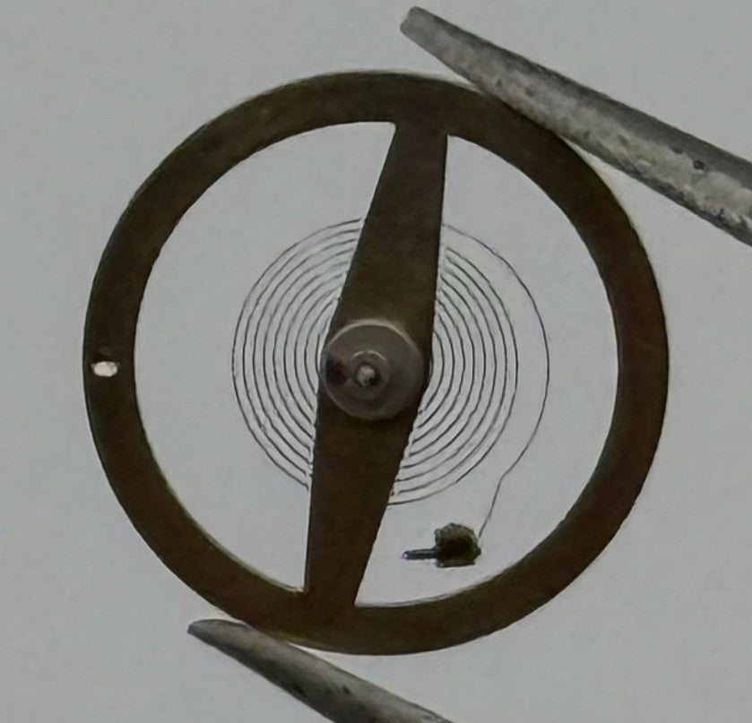 RL Rax 1013 1237 Balance Wheel Complete And Spring 1679 M Watch Movement Parts