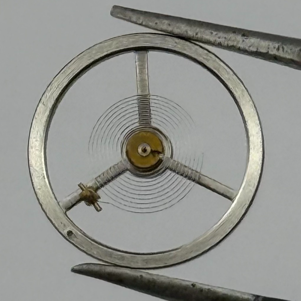 Ebosa 65 68 Balance Wheel Complete And Spring 10½’’’ 4451 Watch Movement Parts