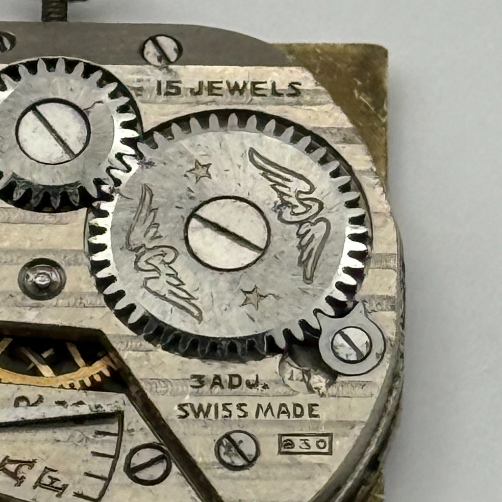 Rotary 830 Watch Movement - 15 Jewels - For Parts / Repair - 20mm
