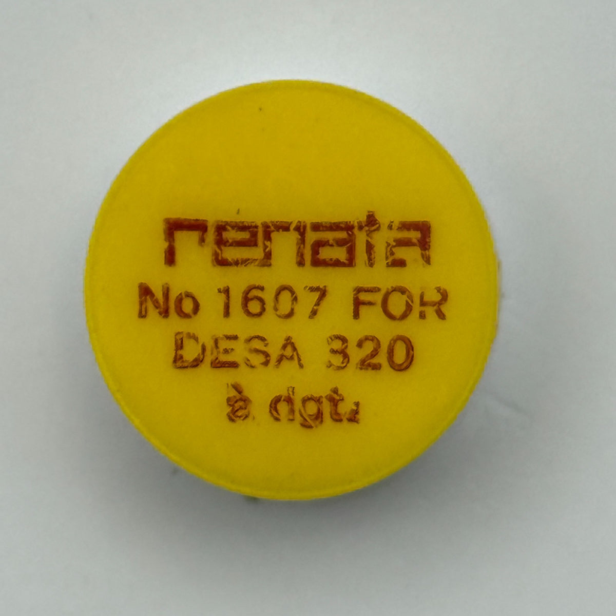 Desa 320 Balance Wheel Complete And Spring Renata 1607 Watch Movement Parts NOS