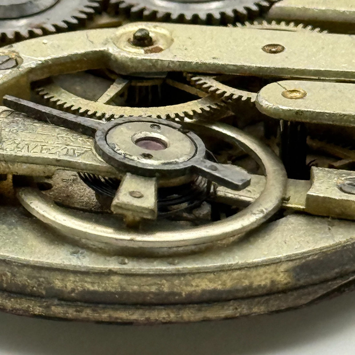 Cylinder Escapement Pocket Watch Movement - Unidentified - Parts / Repair 40mm