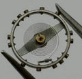 ETA 761 1201 Balance Wheel Complete And Spring Renata 145 M Watch Movement Parts