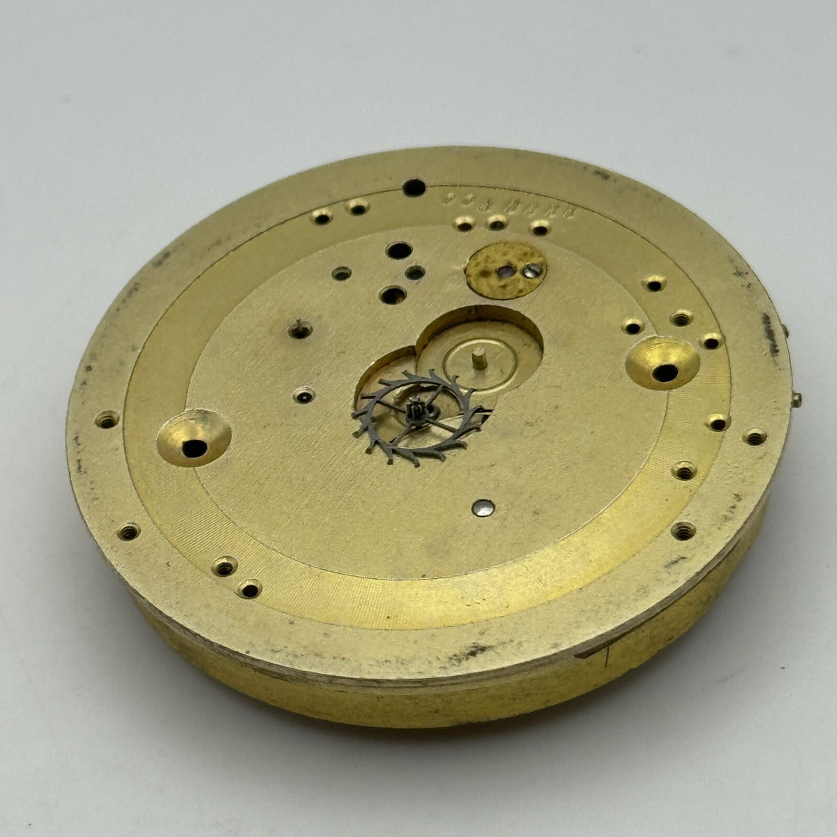 Antique Pocket Watch Movement Key Wound Dimier Freres & Cie D F & C Parts 45.3mm
