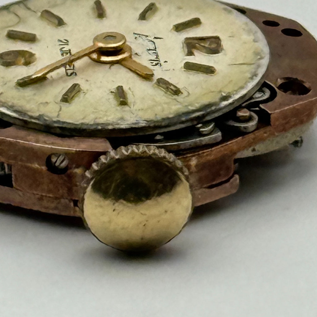 FEF 370 Watch Movement Accurist 21 Jewels Swiss Manual Wind Parts Repair 15.1mm