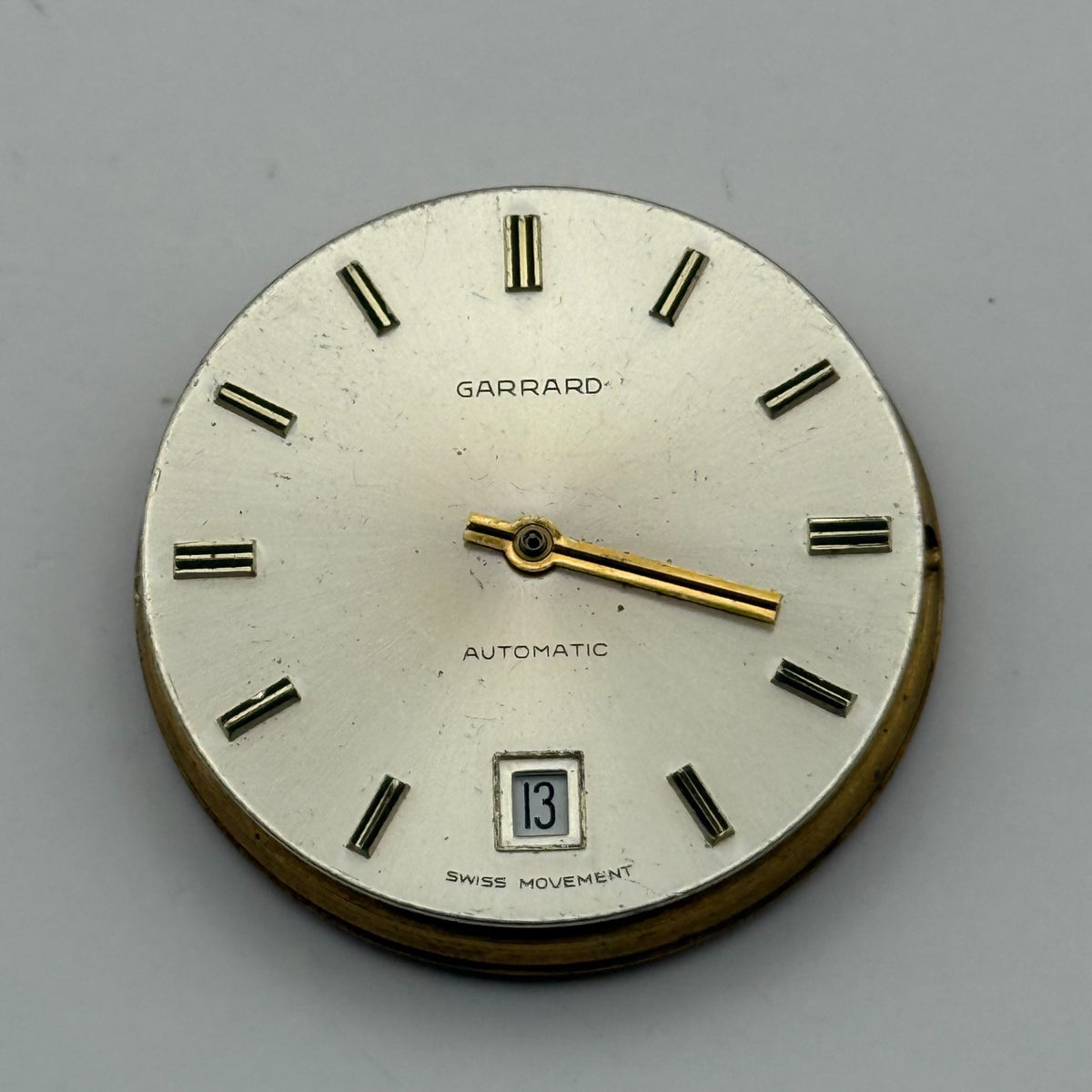 MSR S76-28 Watch Movement - Garrard Date Automatic - For Parts / Repair - 30.6mm