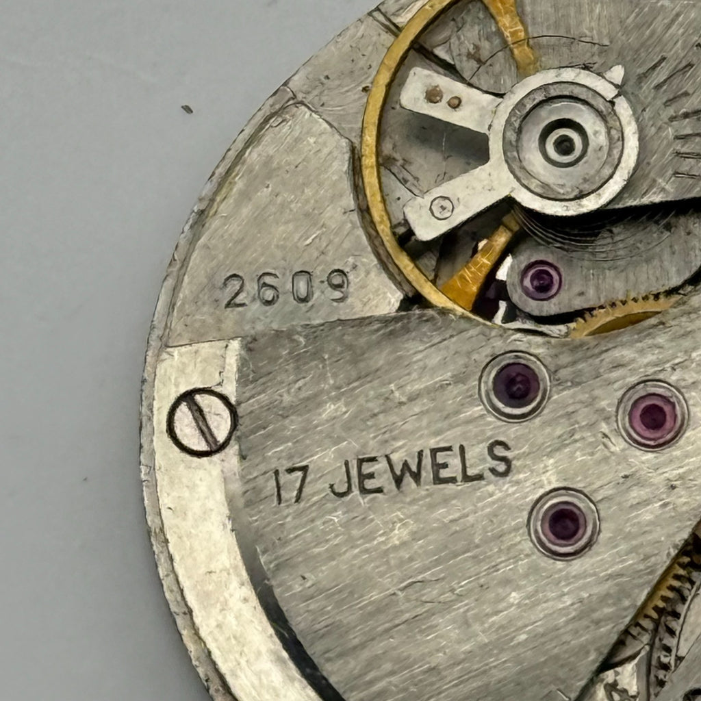 Poljot 2609 Watch Movement Soviet 17 Jewels Manual Wind Parts Repair 26.5mm