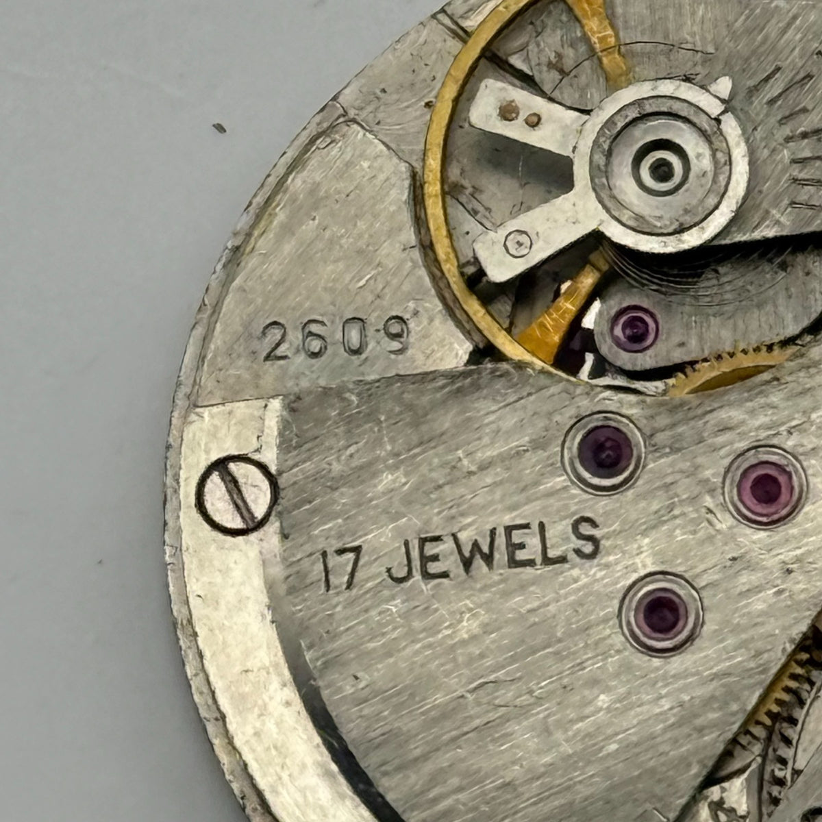 Poljot 2609 Watch Movement Soviet 17 Jewels Manual Wind Parts Repair 26.5mm