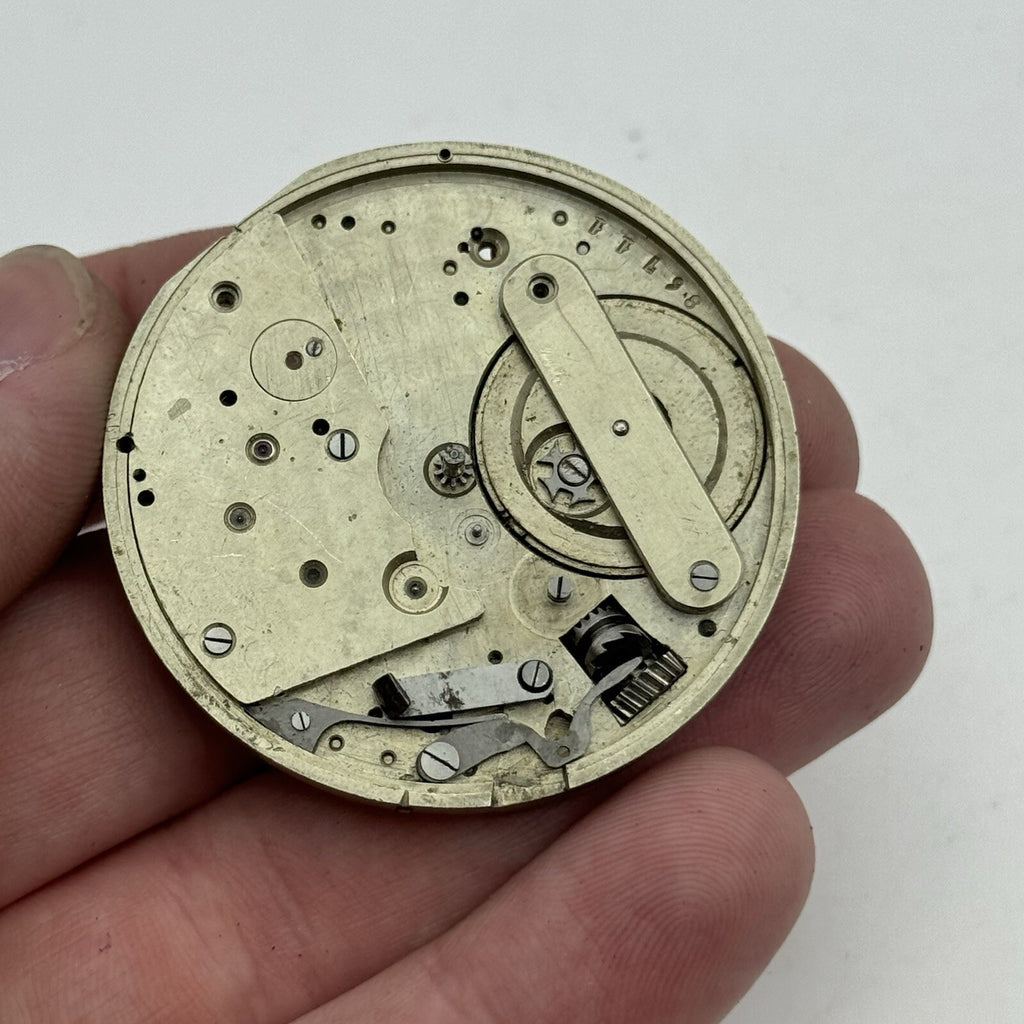 High Grade Jules Jurgensen Style Pocket Watch Movement To Restore Parts 45.2mm
