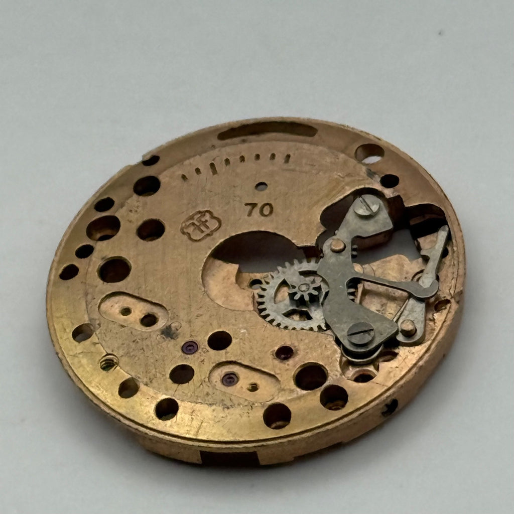 FHF 70 Watch Movement - Main Plate - For Parts / Repair - 23.6mm