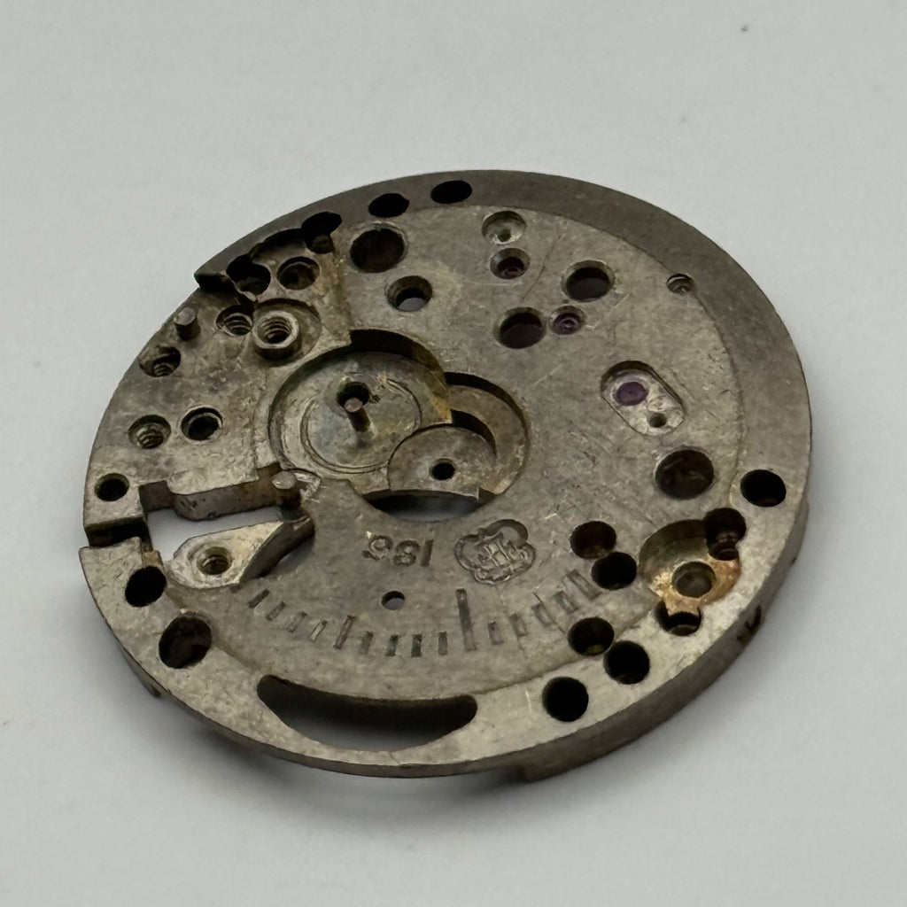 FHF 186 Watch Movement - Main Plate - For Parts / Repair - 23.6mm