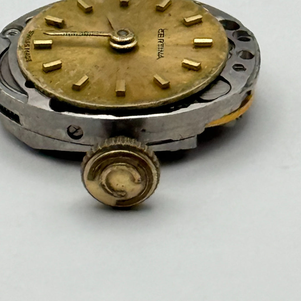Certina 13-20 Watch Movement Ladies 17 Jewels Running Manual Wind Parts 15.5mm