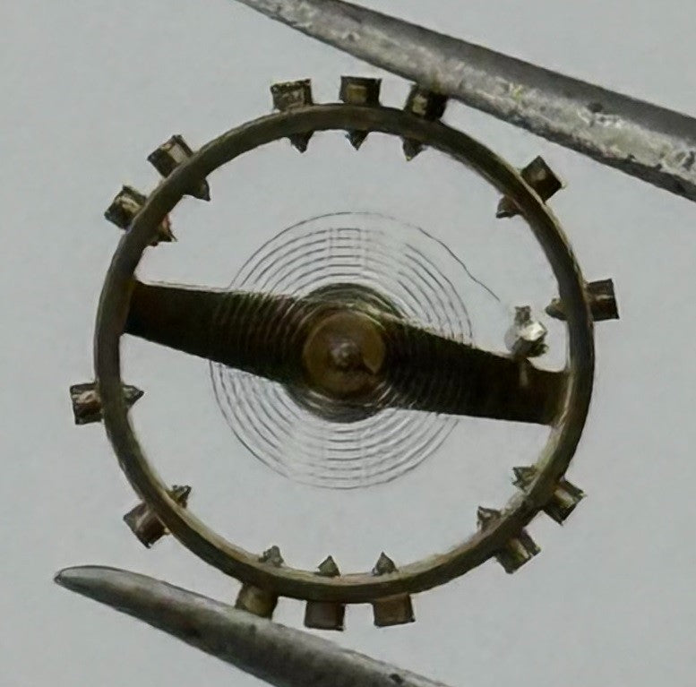 FHF 60 Balance Wheel Complete And Spring 6¾-8’’’ 200 M Watch Movement Parts NOS