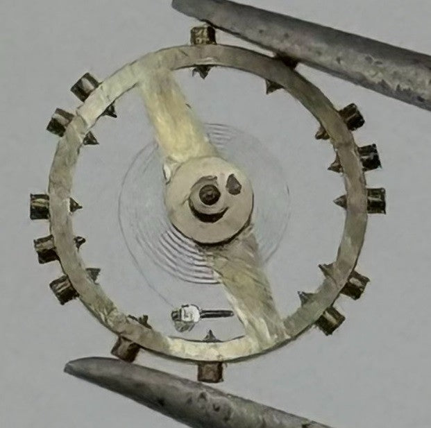AS 1234 Balance Wheel Complete And Spring 5’’’ 544 M Watch Movement Parts NOS