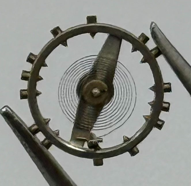 Peseux 140 290 Balance Wheel Complete And Spring Renata 277 Watch Movement Parts