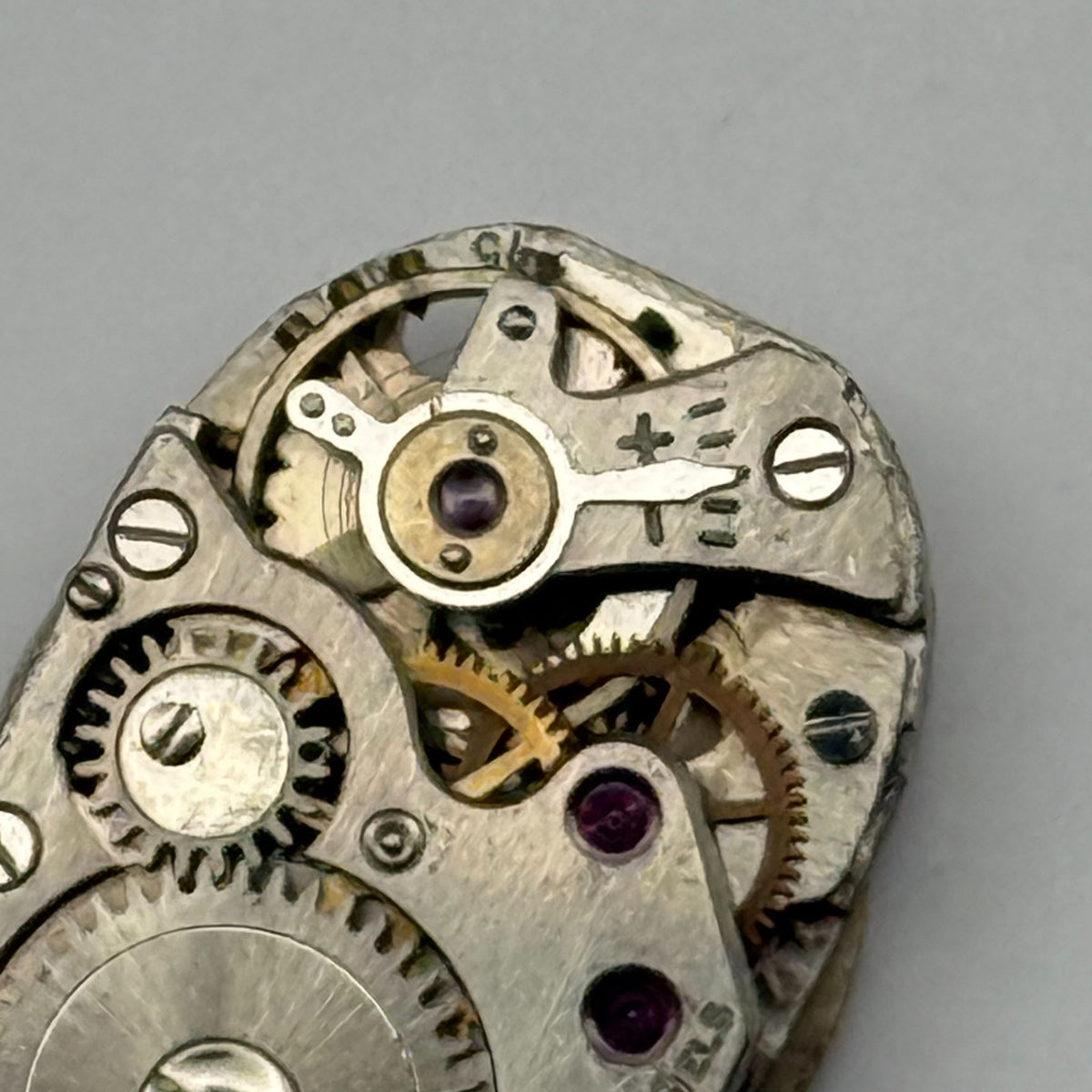 FHF 75 Watch Movement Verity 15 Jewels Swiss Manual Wind Parts Repair 12.9mm