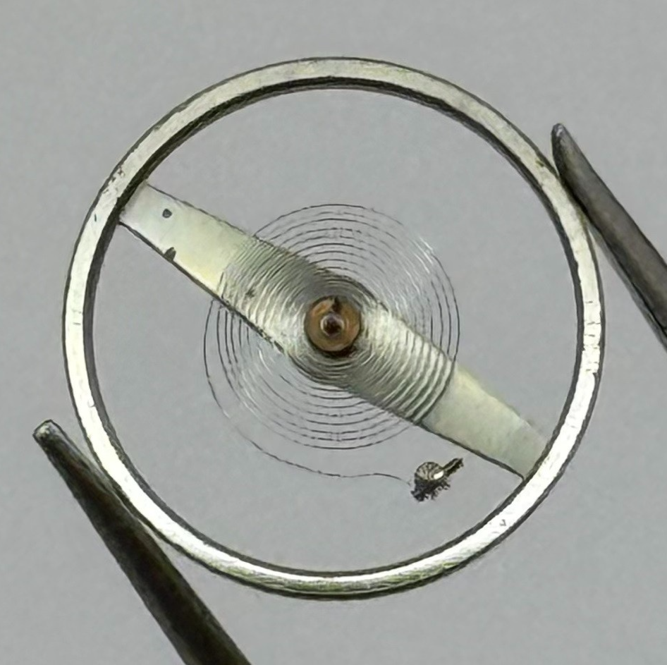 ST 1800 1805 Balance Wheel Complete And Spring Renata 1508 Watch Movement Parts