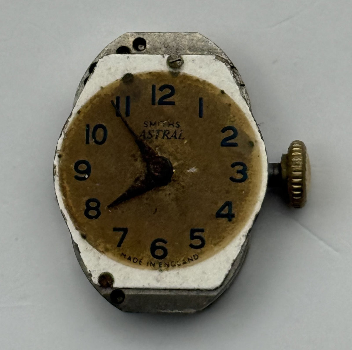 Smiths Astral Cal 200 Watch Movement England Manual Wind Parts Repair 12.6mm