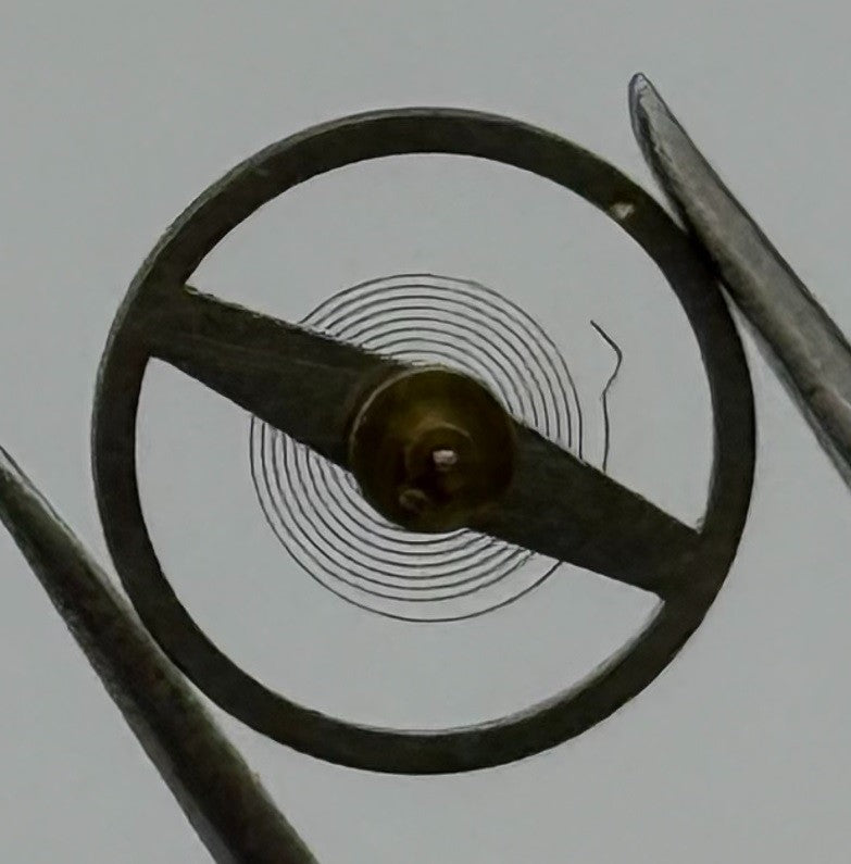 Ebosa 52 Balance Wheel Complete And Spring 5¼’’’ 130 Watch Movement Parts NOS