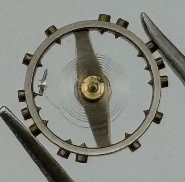 AS 1677 Balance Wheel Complete And Spring Renata 5½’’’ Watch Movement Parts NOS