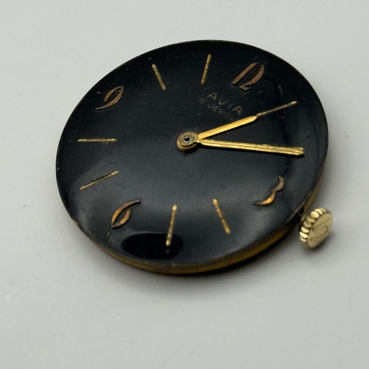 AS 1538 1539 Watch Movement A. Schild Avia Swiss 15Jewels Manual Wind Parts 26mm