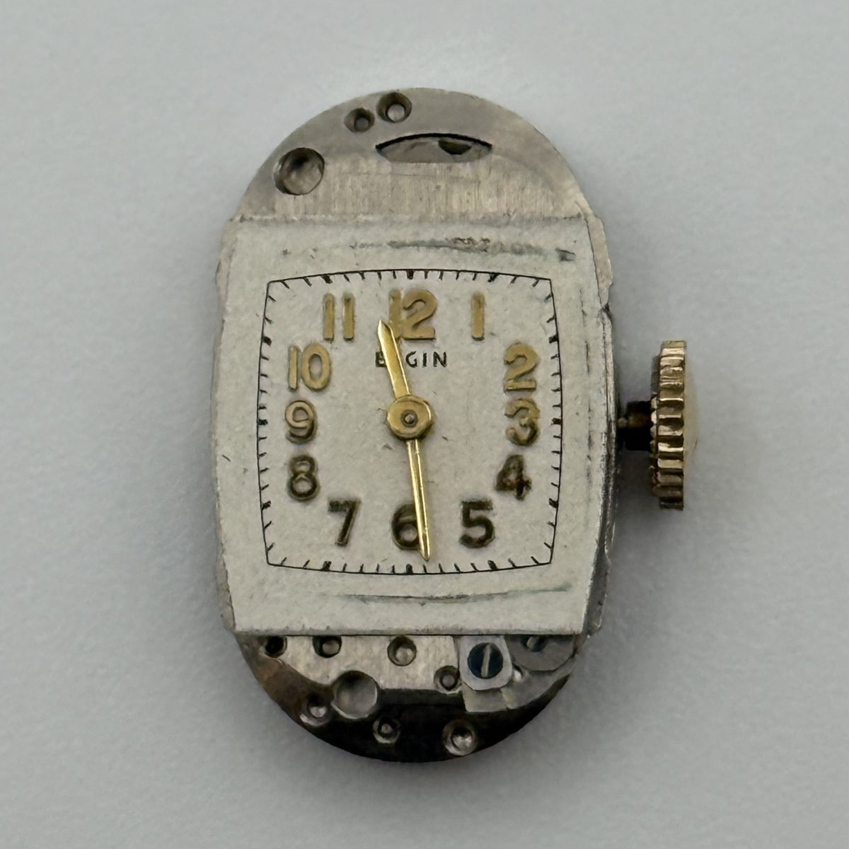 Elgin Ladies Grade 541 Watch Movement - Model 2 - Running - For Parts / Repair