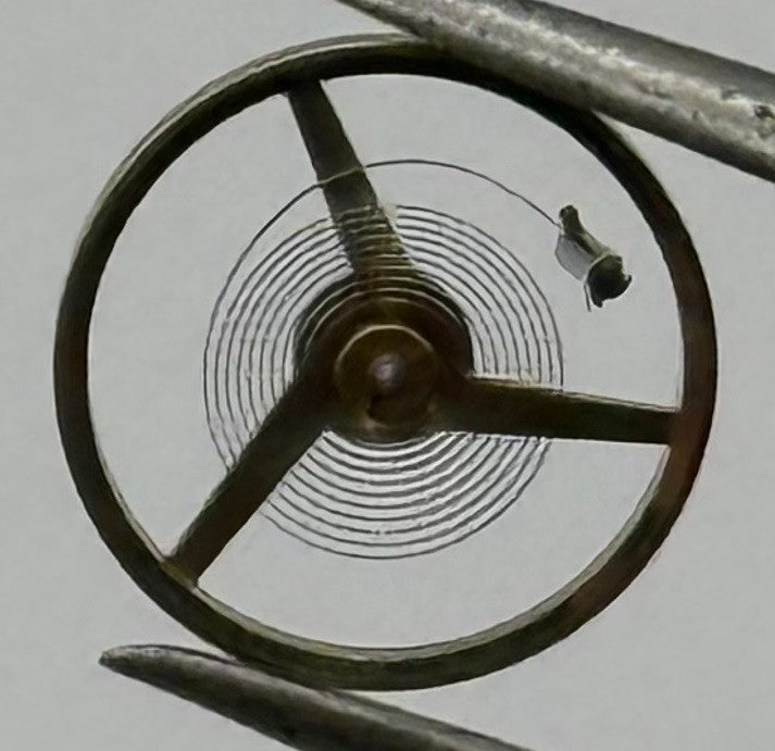 FHF 59-21 Balance Wheel Complete And Spring 3¾-10’’’ 1661 M Watch Movement Parts