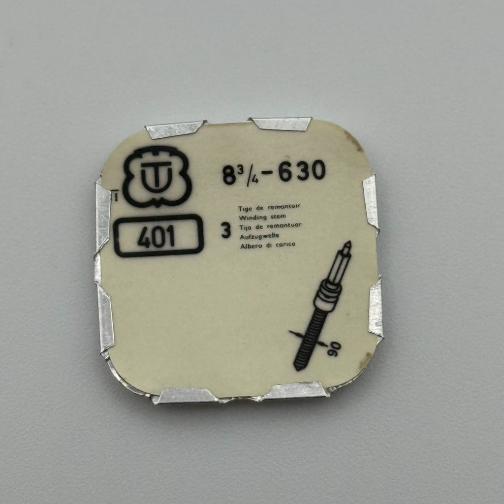 Unitas 630 Winding Stem Pack Of 3 - 8 3/4 - 401 - New Old Stock - Watch Parts
