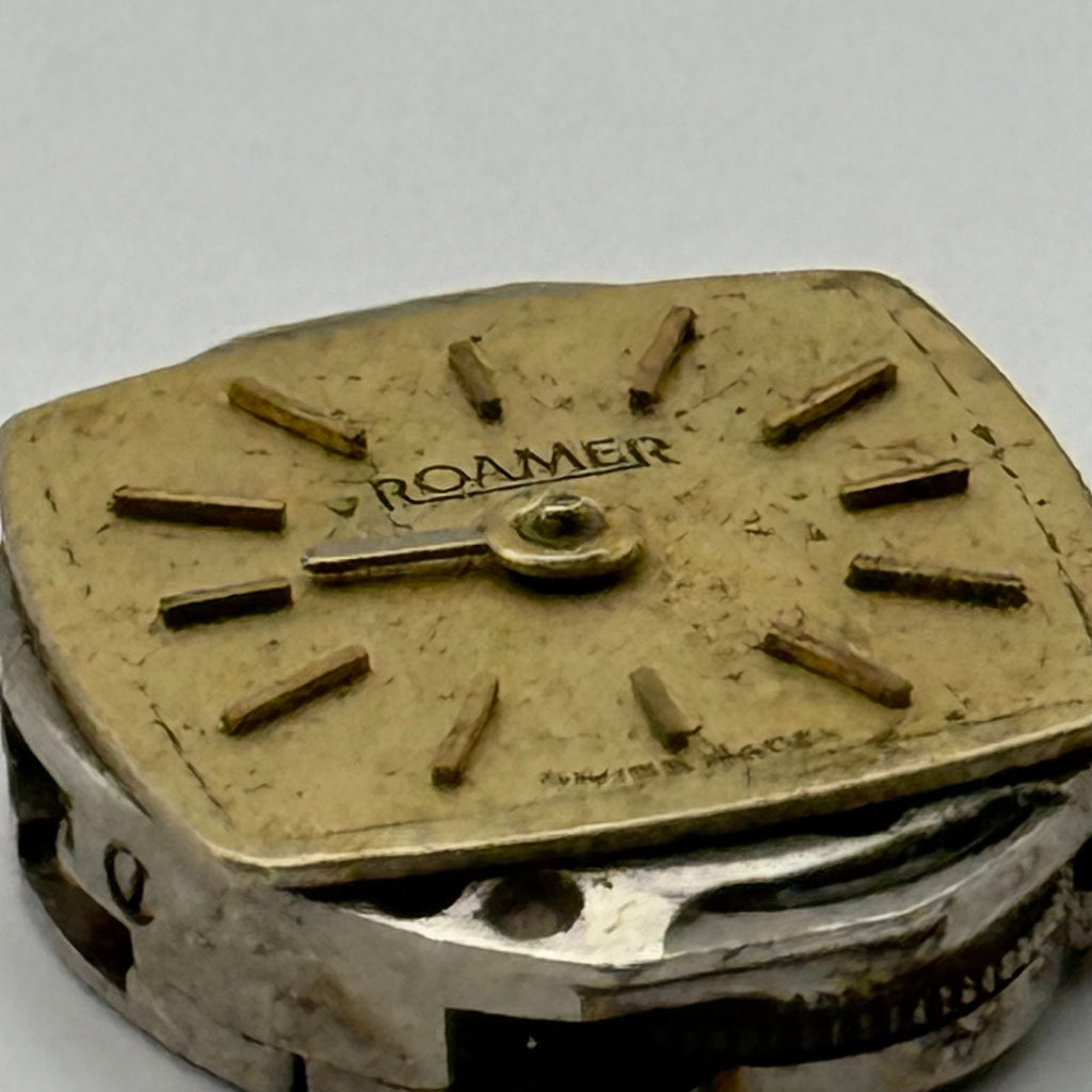 MST 466 Watch Movement Roamer 19 Jewels Swiss Manual Wind Parts Repair 13.1mm