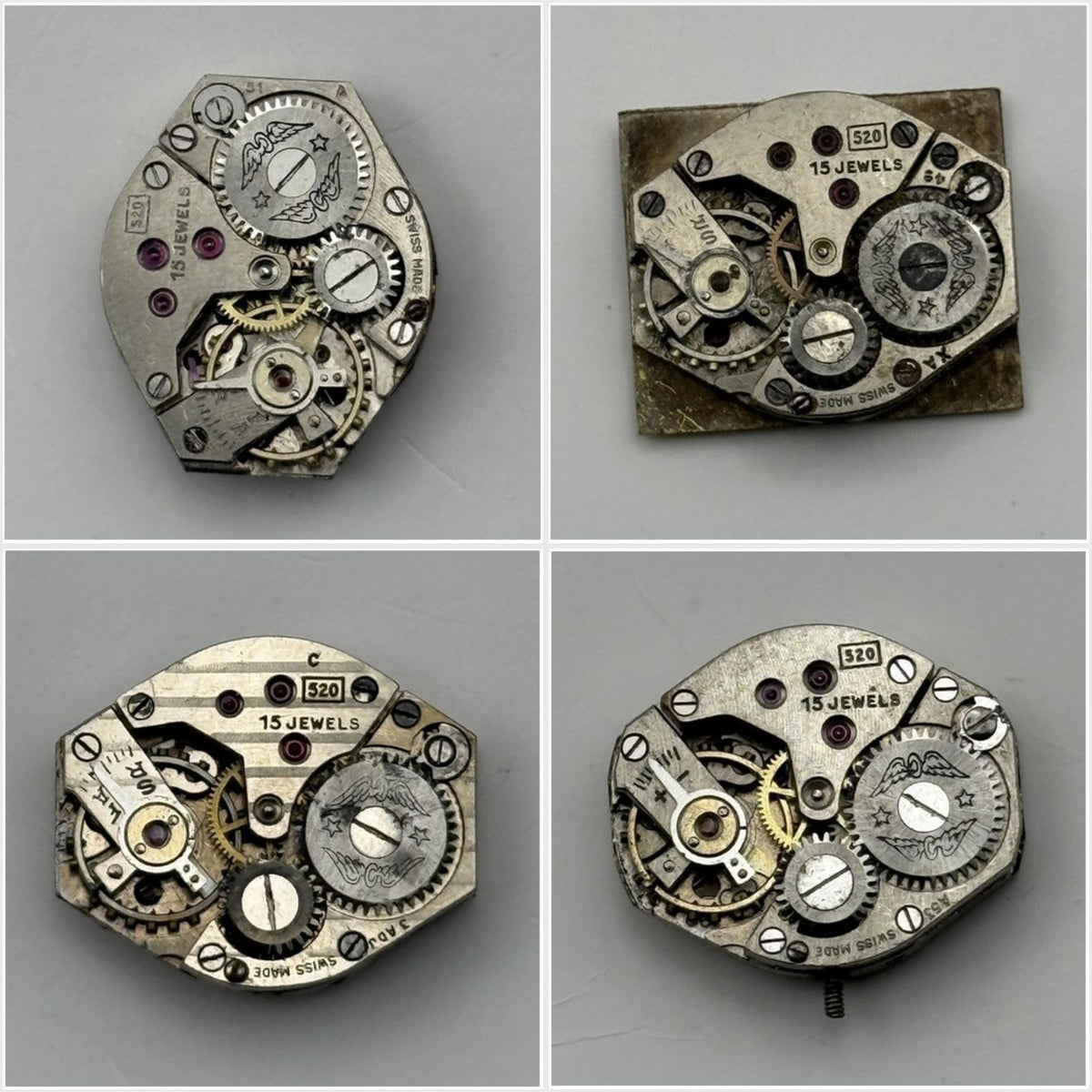 Unitas UT 190 Watch Movement - For Parts/Repair - Select From Available Options