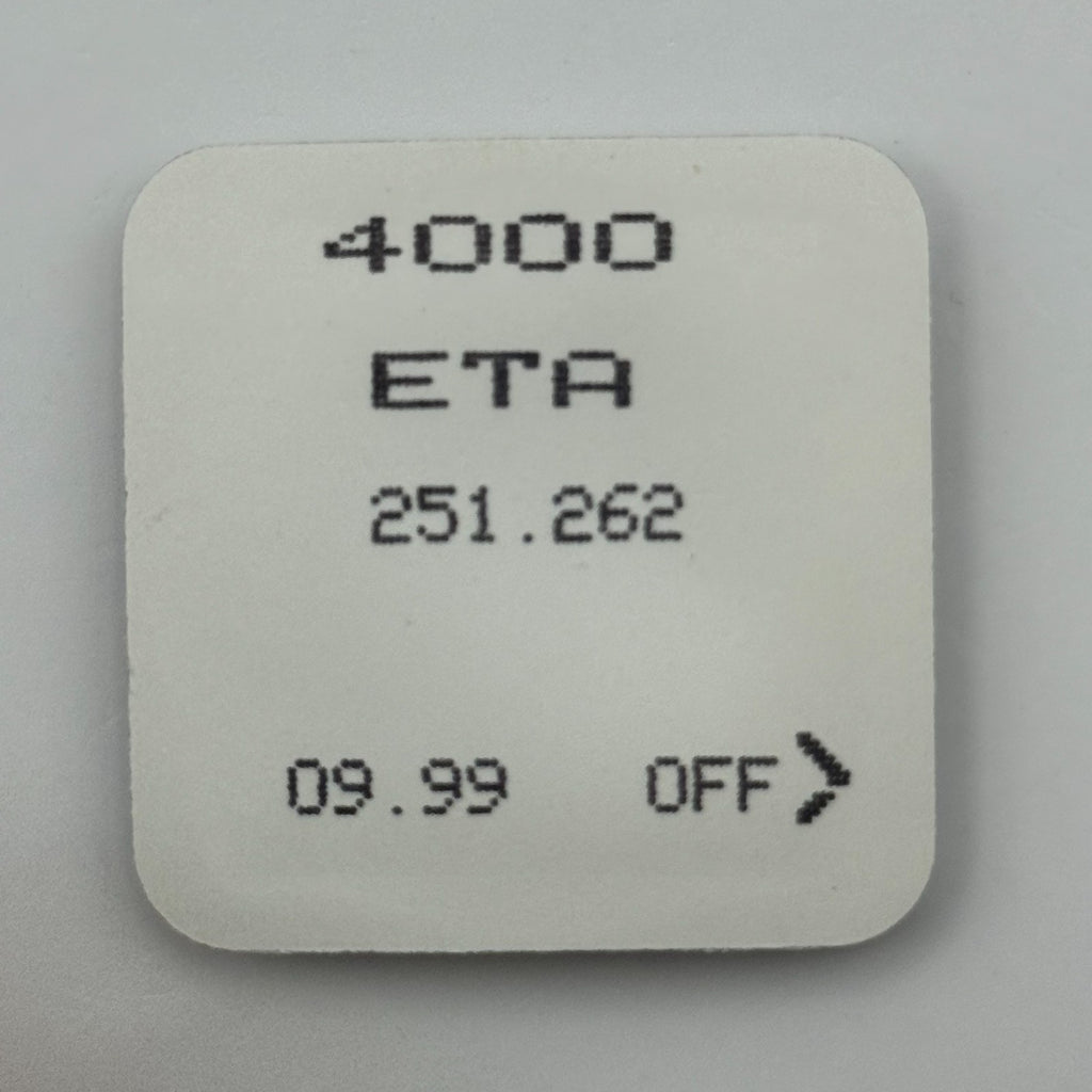 ETA 251.262 Circuit Part - New Old Stock - Vintage Watch Movement Parts