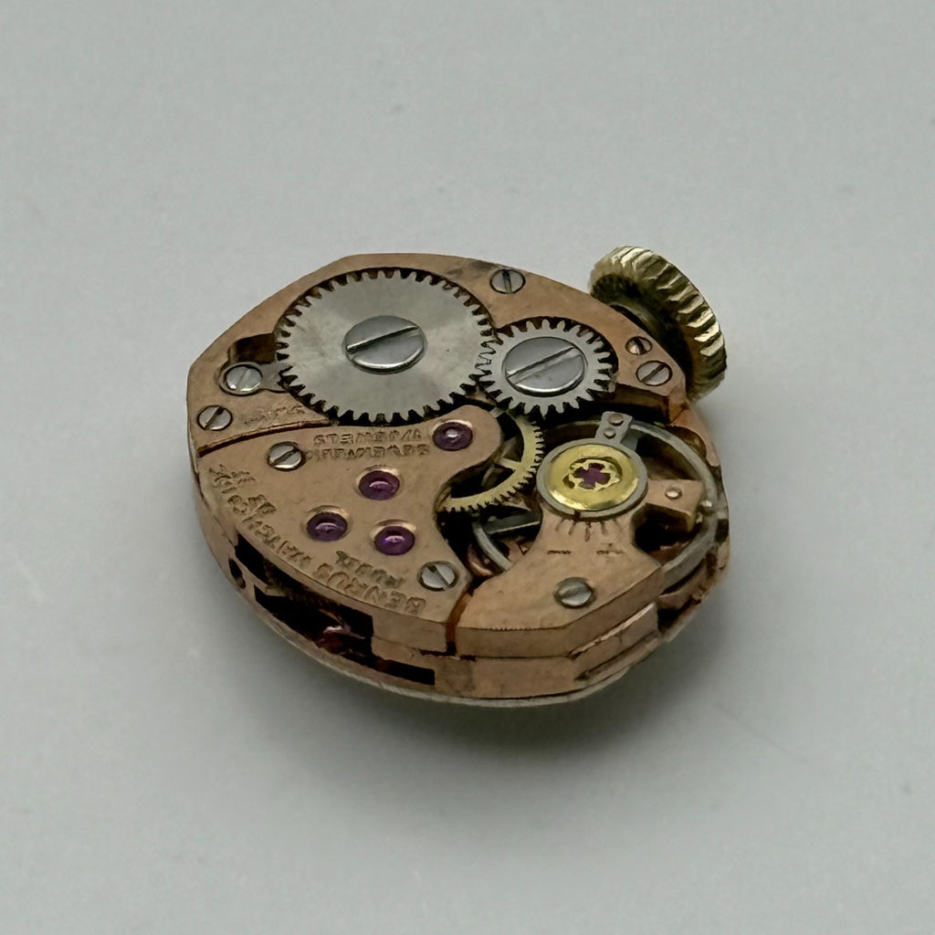 AS 1491 Watch Movement Running A. Schild Benrus DZ 2F 17 Jewels Swiss Parts 13mm