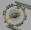 PUW 70 73 Balance Wheel Complete And Spring 5’’’ 517 Watch Movement Parts NOS
