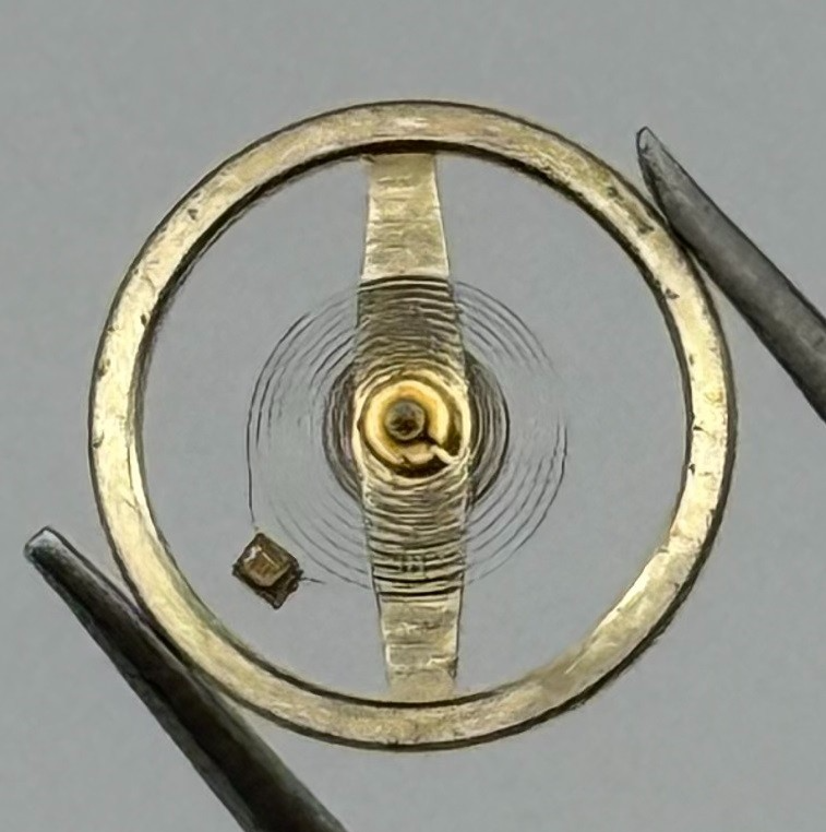 Amida 562 Balance Wheel Complete And Spring 8¾’’’ 874 Watch Movement Parts NOS