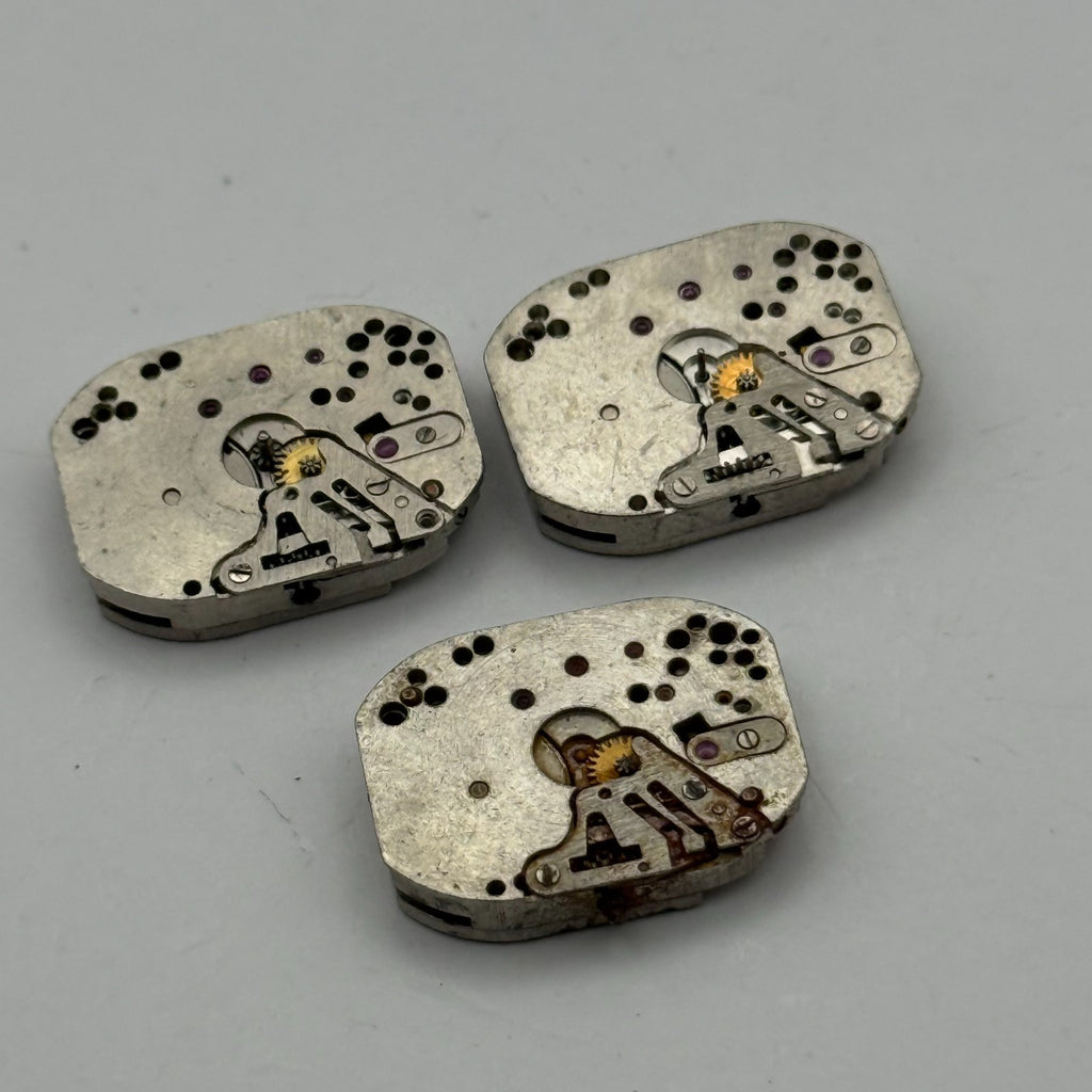 Zaria Luch 1800 Watch Movement Soviet USSR Ladies x 3 Pieces Parts Repair 14mm