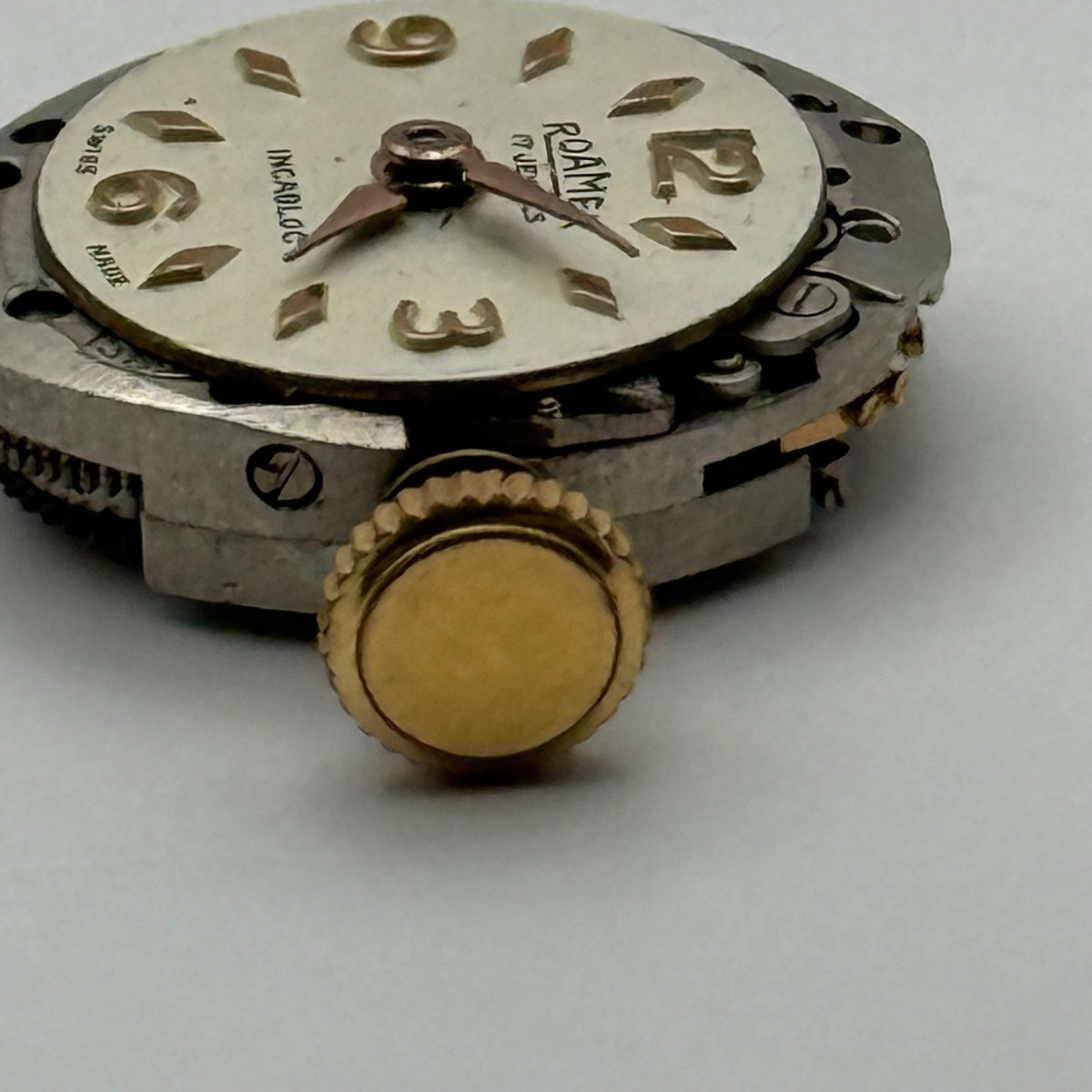 MST 389 Watch Movement Running Roamer 17 Jewels Manual Wind Parts Repair 13.1mm