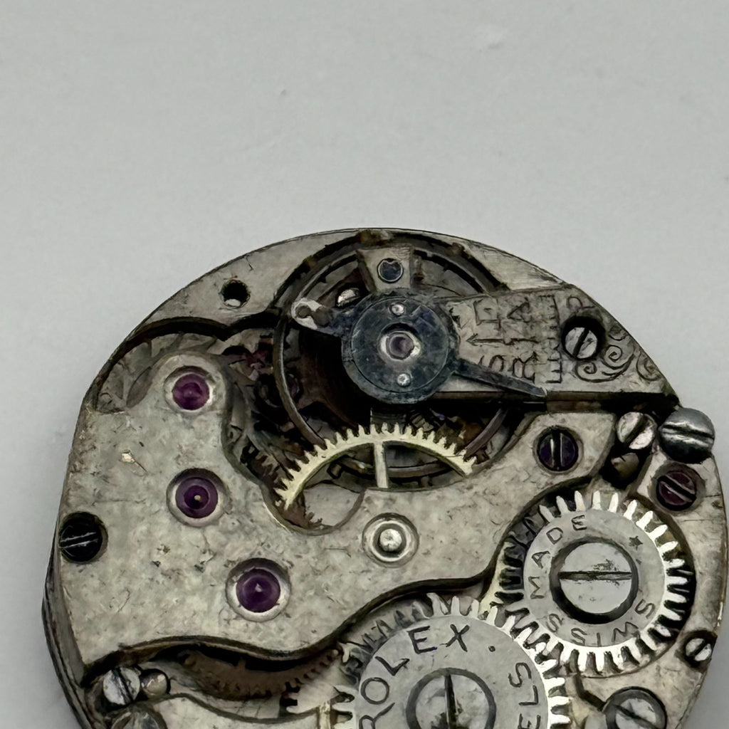 Rolex Rebberg Watch Movement - 15 Jewels - For Parts / Repair - 20.9mm