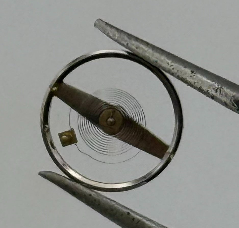Ronda Balance Wheel Complete And Spring Watch Movement Parts Vintage NOS