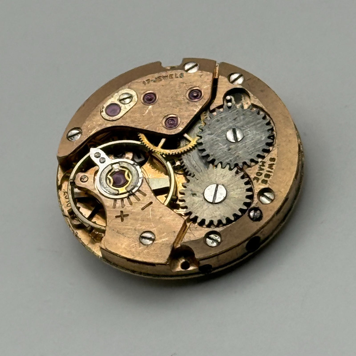 ETA 2510 Watch Movement Majex 17 Jewels Swiss Manual Wind Parts Repair 17.5mm