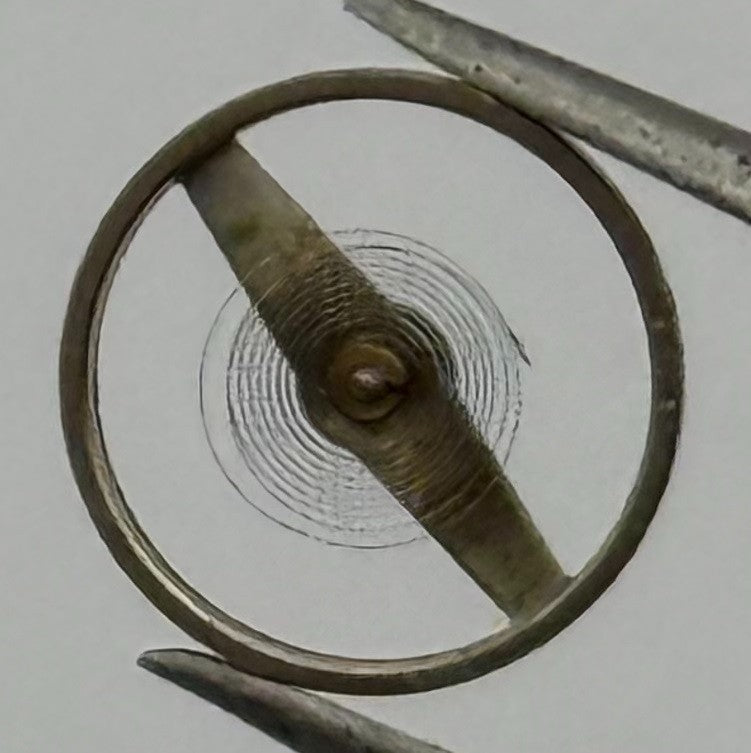 FHF 60 Balance Wheel Complete And Spring 6¾-8’’’ 200 M Watch Movement Parts NOS