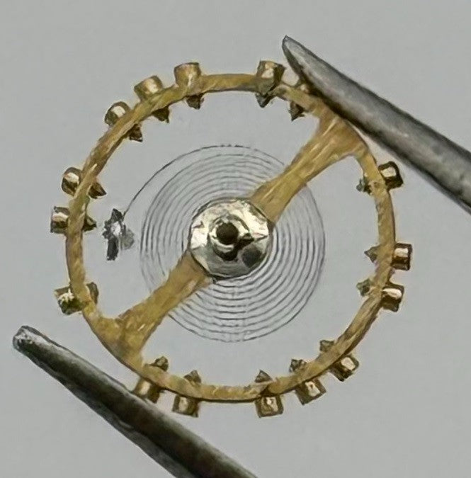 AS 976 1012 Balance Wheel Complete And Spring 29 M Watch Movement Parts NOS
