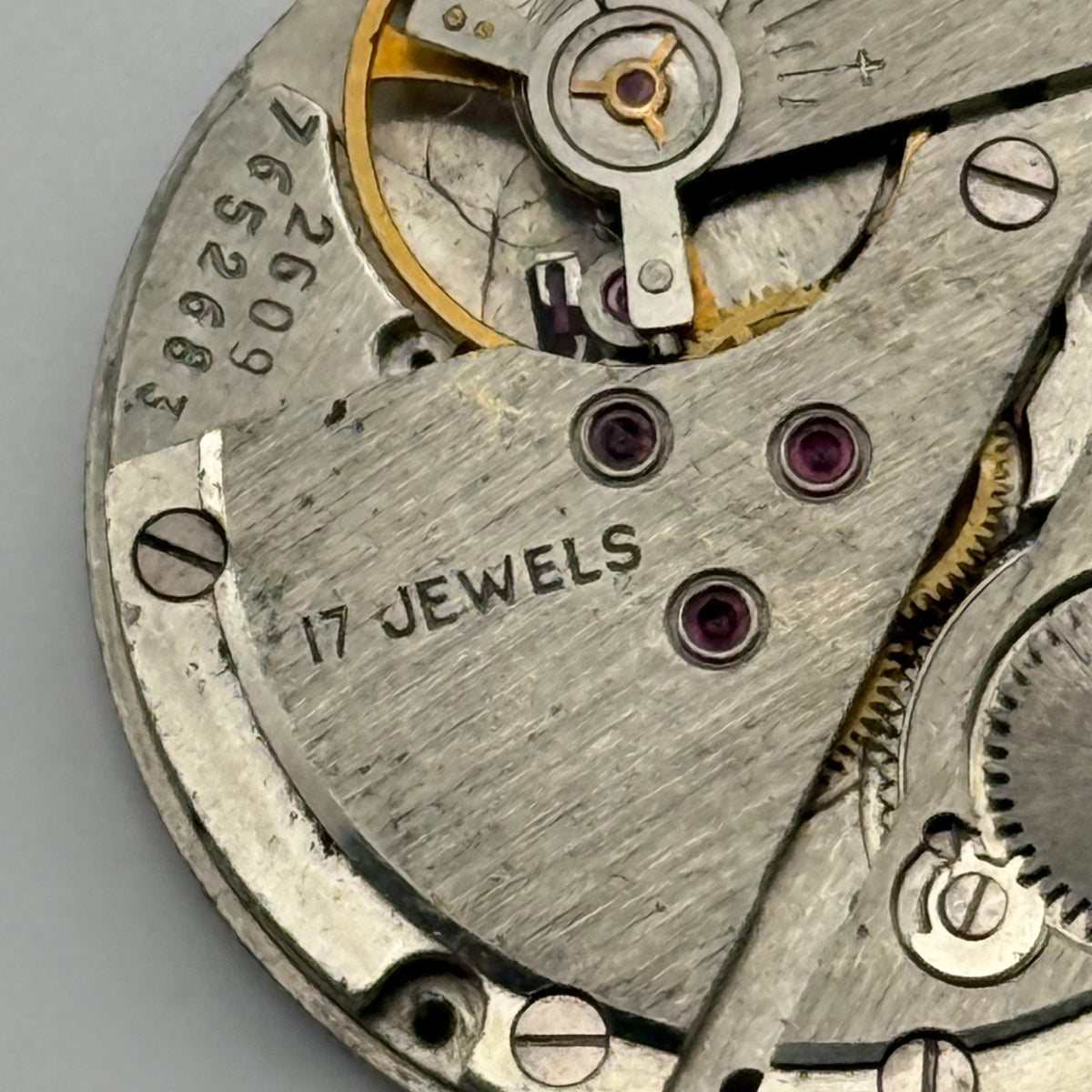 Poljot 2609 Watch Movement Soviet 17 Jewels Manual Wind Parts Repair 26.5mm