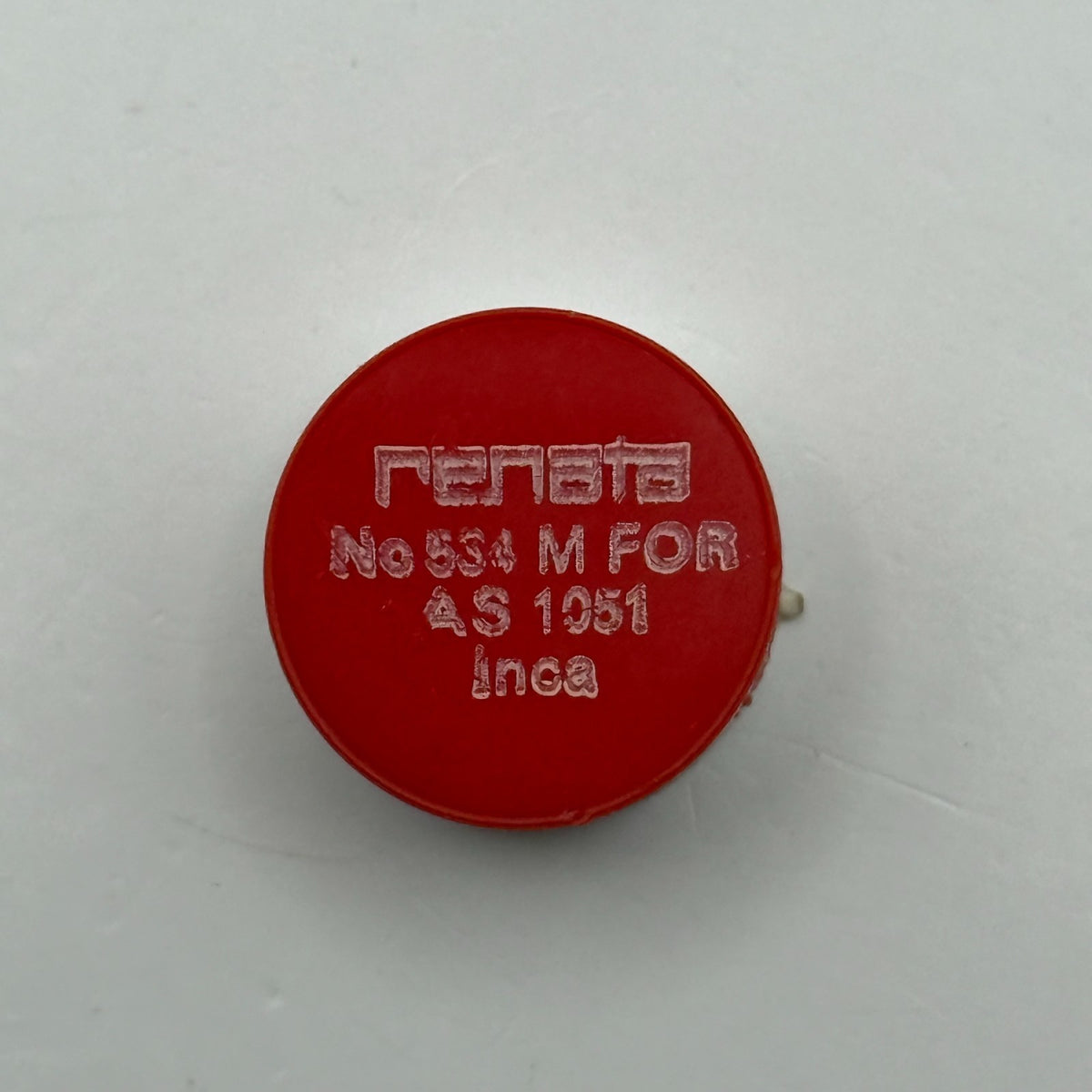 AS 1051 Balance Wheel Complete And Spring Renata 554 M Watch Movement Parts NOS