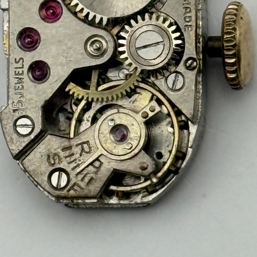 FEF 270 Watch Movement 15 Jewels Swiss Manual Wind Vintage Parts Repair 12.8mm