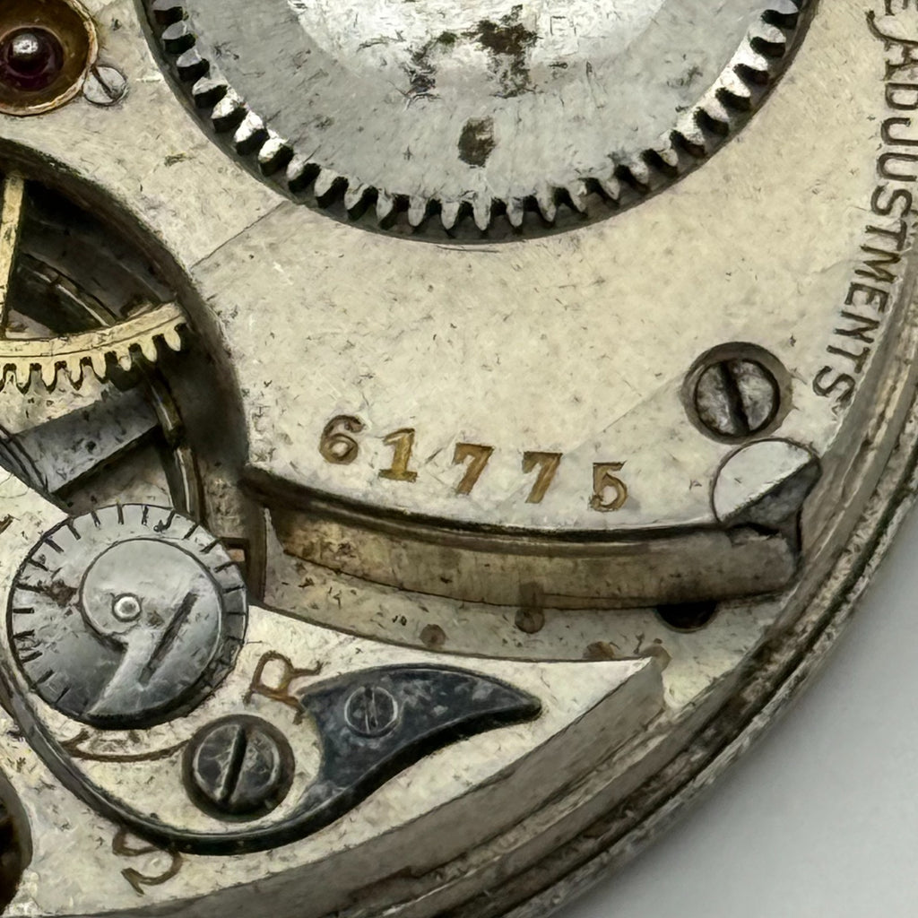 Denco Hunter Pocket Watch Movement Sub Seconds 17J Manual Wind Parts 40.5mm