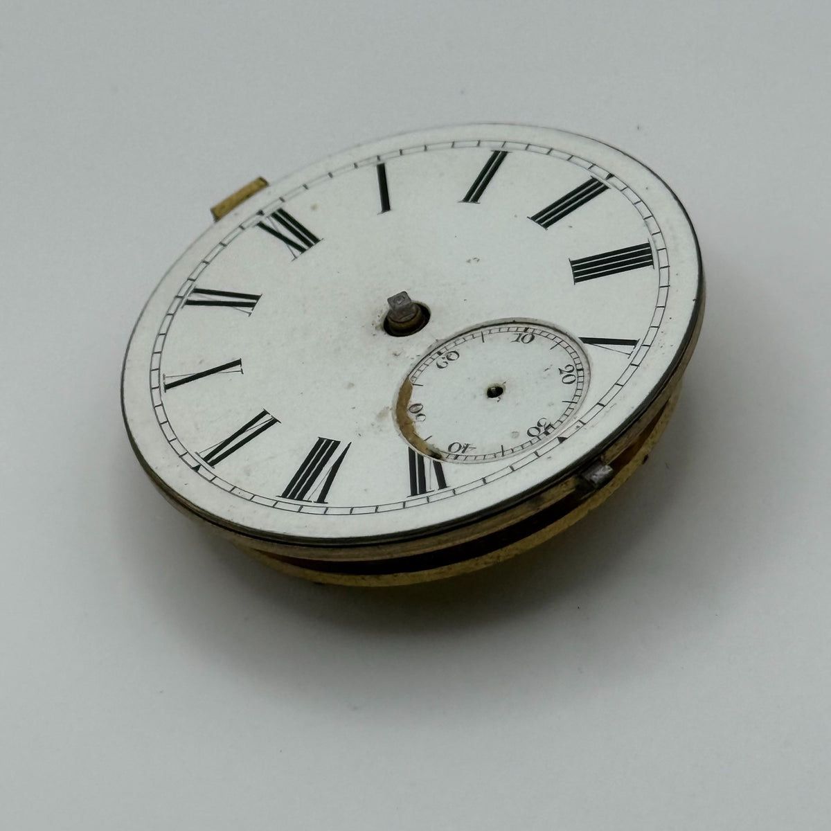 English Lever Pocket Watch Movement - E. Johnson & Son Derby - Parts / Repair