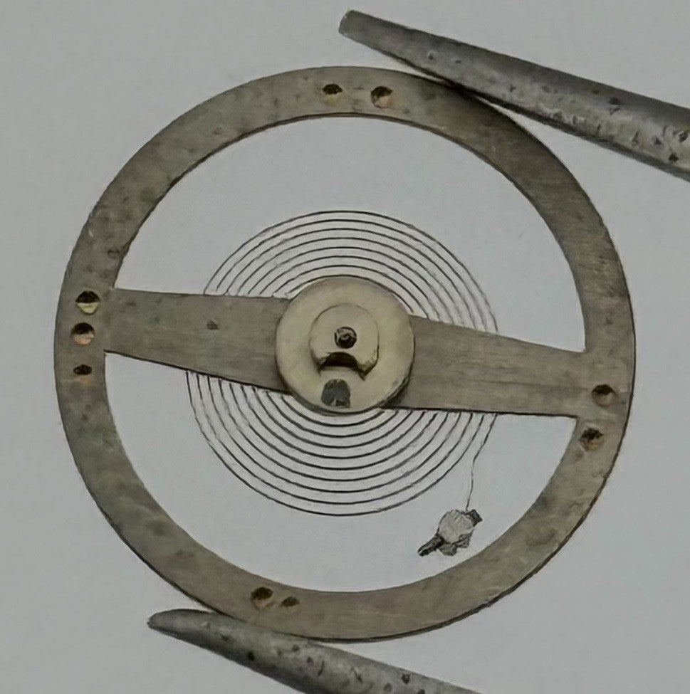 Brac 107 116 Balance Wheel Complete And Spring 705 Watch Movement Parts NOS