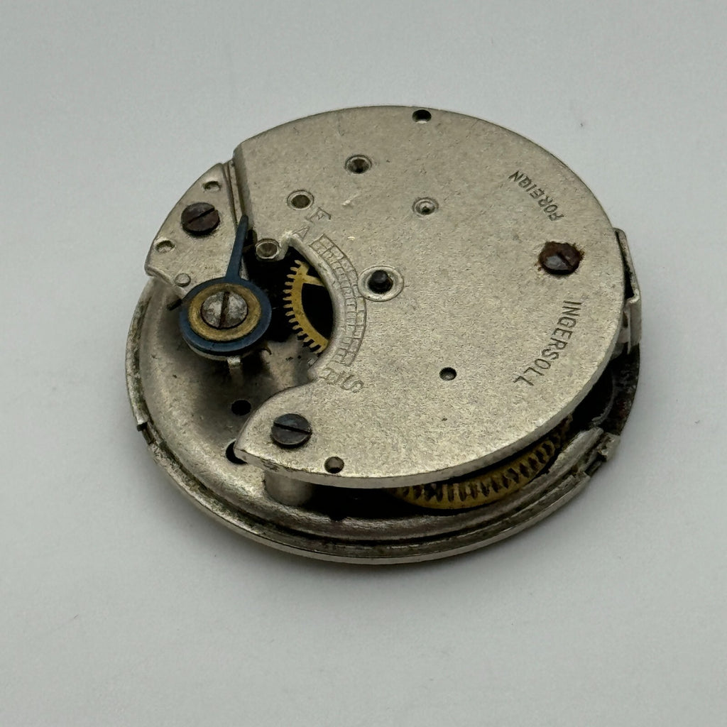 Ingersoll Watch Movement - Sub Seconds Foreign Men's - For Parts / Repair - 31mm