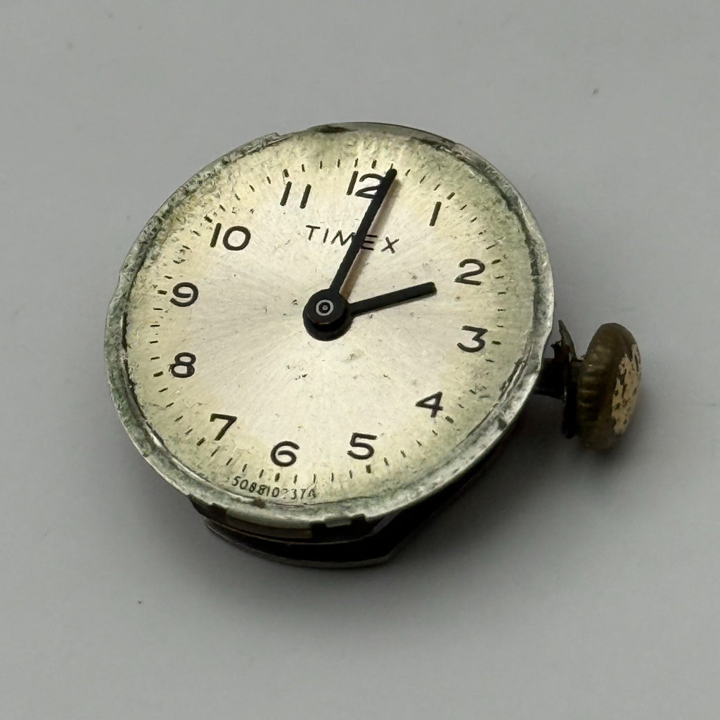 Timex 447 Watch Movement Gt. Britain Manual Wind Vintage Parts Repair 15.1mm