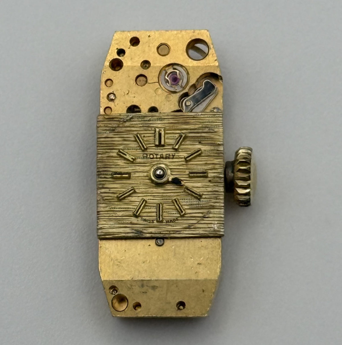 FHF 59-21 Watch Movement - Fontainemelon 59-21 - Rotary - For Parts / Repair